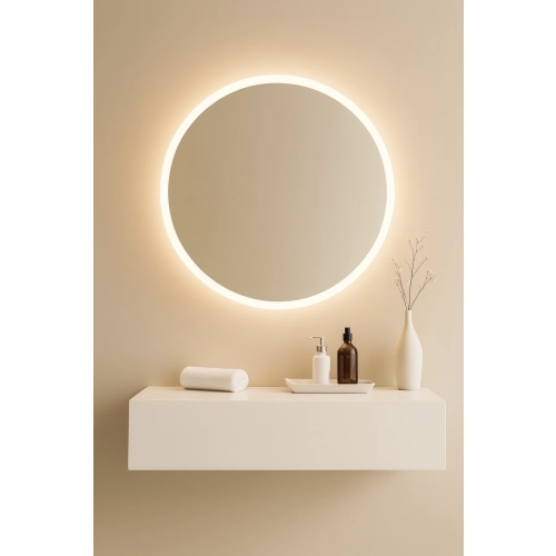 Lustro okrągłe łazienkowe z podświetleniem CAPELLA LED